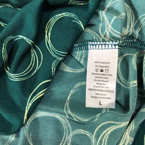 ♦️2/$30 Azure LuLaRoe A-line Skirt / Top - Picture 3 of 7